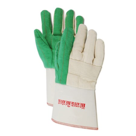 MAGID G299KGT Heater Beater 5 Gauntlet Cuff Hot Mill Gloves, Men